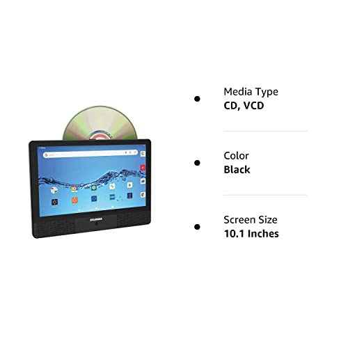 Sylvania 10.1" Quad Core Tablet/Portable DVD Player Combo, 1GB/16GB, Android, SLTDVD1024 (Renewed)