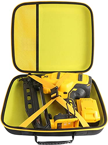 Khanka Hard Tool Case Replacement for DEWALT 20V MAX* Finish Nailer Angled 16GA (DCN660B), Case Only