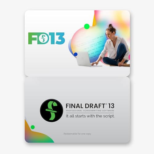 Final Draft 12 - Professional Screenwriting Software for Television, Film, Stage, & Graphic Novel Scripts - Program Available for Mac and PC Platforms