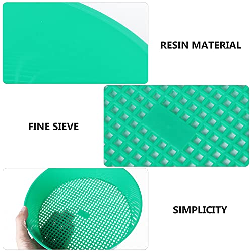 YARDWE Plastic Garden Riddle Sieve Mesh Sand Sieve Bonsai Gardening Tool Seeder Tool