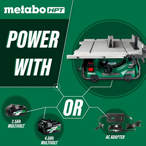 Metabo HPT 36V MultiVolt™ Cordless Table Saw | 10-Inch Blade | Tool Only - No Battery | C3610DRJQ4