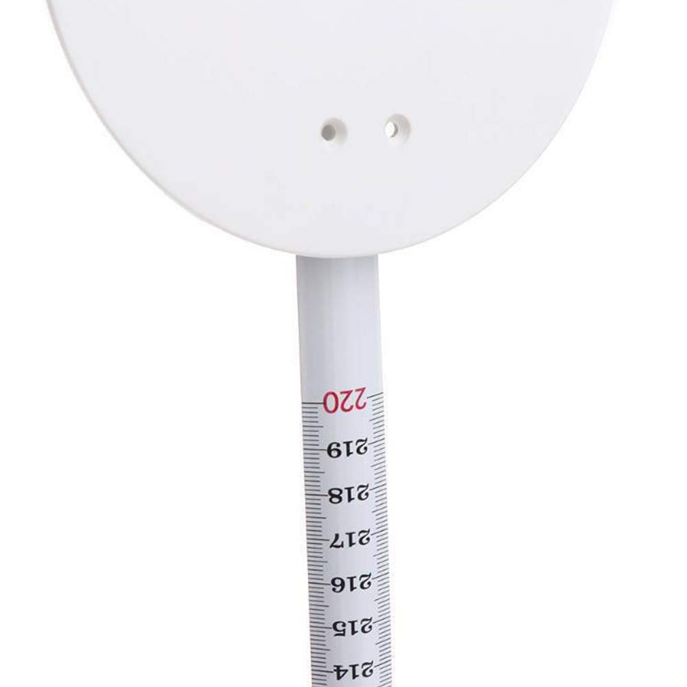 Wall Mounted Compact Stadiometer, 220 Centimeter Metric Unit Growth Stature Meter Measure, Height Measuring Measurement Tape, Home Professional Accurate Height Ruler