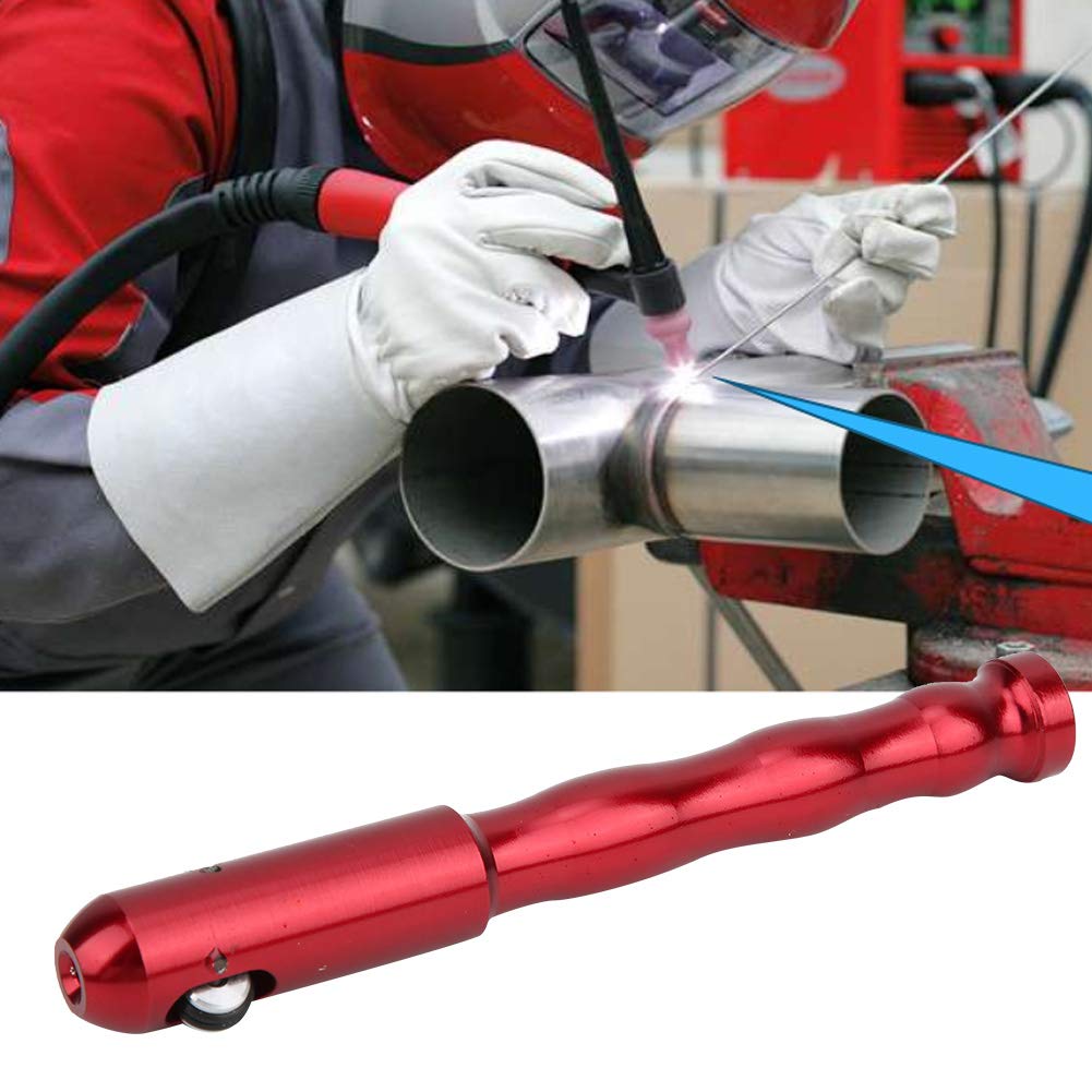 Tig Torch Tig Filler Rod Feeder Pen Tig Pen Finger Feeder Welding Rod Holder Welding Wire Pencil Filler Tig-Pen Welding Feed Stick Holder Weld Filler Metal Tool Welder Accessories (Red Tig-Pen) 1.0-3