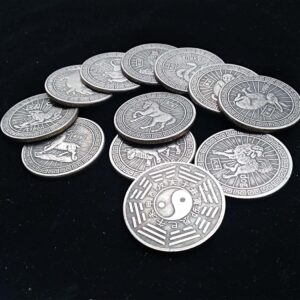 Kocreat Constellation Star Sign Chinese Zodiac Sign Lucky Coin Morgan Coin Freedom Hobo Coin Souvenir Coin Challenge Coin Antique Coins Replica Collection Rat