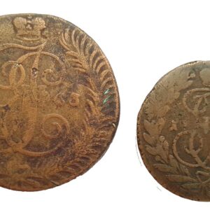 RU 1768 Coins of Russian Empire (Ekaterina II period) 1762-1796 copper AG-03