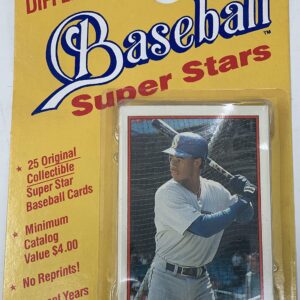 Topps Baseball Cards - Unopened Pack of 25 Different Baseball Super Star Cards - Look For Cal Ripken, Ken Griffey Jr., Reggie Jackson and More (Free Shipping)