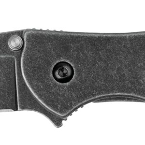 Kershaw Random Leek, Blackwash, 3 inch Sandvik 14C28N Stainless Steel Blade, SpeedSafe Opening, Reverse Tanto, 1660RBW