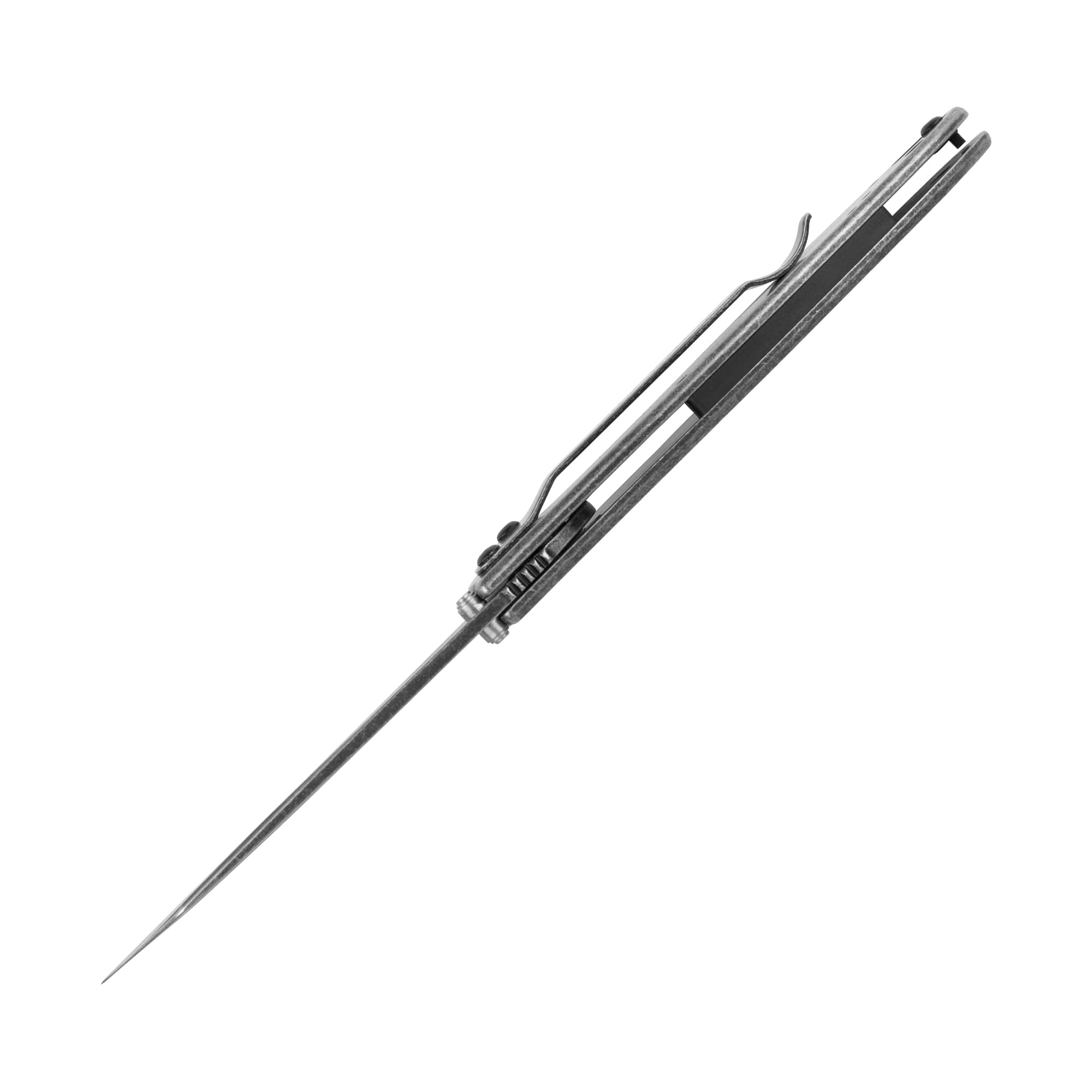 Kershaw Random Leek, Blackwash, 3 inch Sandvik 14C28N Stainless Steel Blade, SpeedSafe Opening, Reverse Tanto, 1660RBW