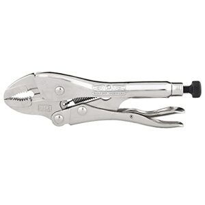 malco eagle grip lp7wc 7 in. curved jaw locking pliers with wire cutter