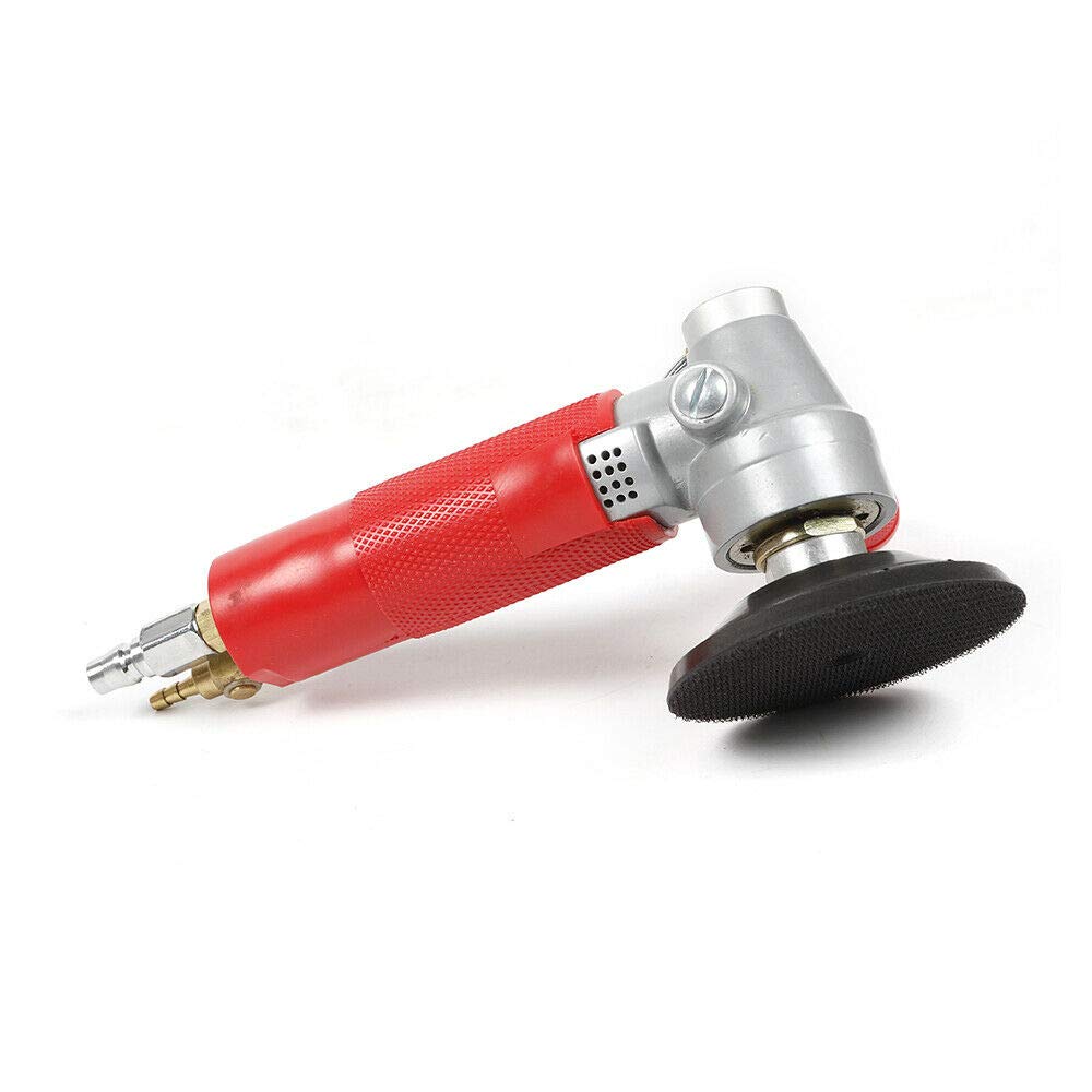 Air Wet Stone Polisher 4-Inch Pneumatic Air Wet Stone Grinder Polisher 4300RPM Granite Marble Stone Wet Air Sander Polisher Water Mill Pneumatic Polishing Tool (4300RPM, 4'' Polishing Disc)