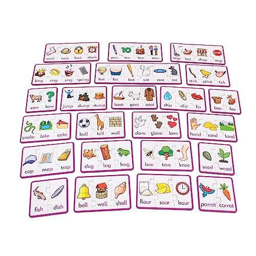 Junior Learning JL656 Rhyming Puzzles, Multi