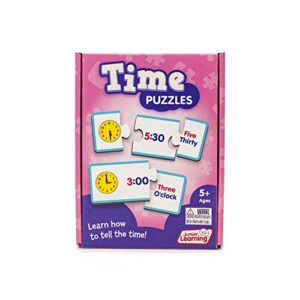 junior learning jl657 time puzzles, medium