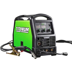 hft mig 140 professional welder with 120 volt input by titanium with mig gun (spool sold separately)
