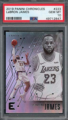 LeBron James 2019 Panini Chronicles Basketball Card #223 Graded PSA 10 GEM MINT