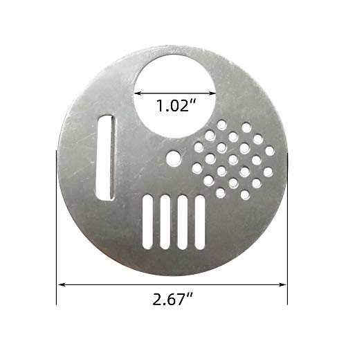 APlayfulBee 10PCS Bee Hive Nuc Box Entrance Gates, Round Rotatable Bee Entrance Doors with Galvanized Steel Beekeeping Tool