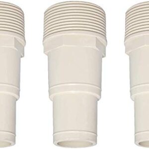 XVRTJ Parts Shop SPX1091Z7 SPX1091Z4 Combo Hose Adapter Replacement for Hayward Wide Mouth Skimmer and Chlorine Feeder (3 Pack)