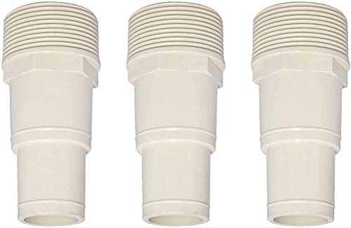 XVRTJ Parts Shop SPX1091Z7 SPX1091Z4 Combo Hose Adapter Replacement for Hayward Wide Mouth Skimmer and Chlorine Feeder (3 Pack)