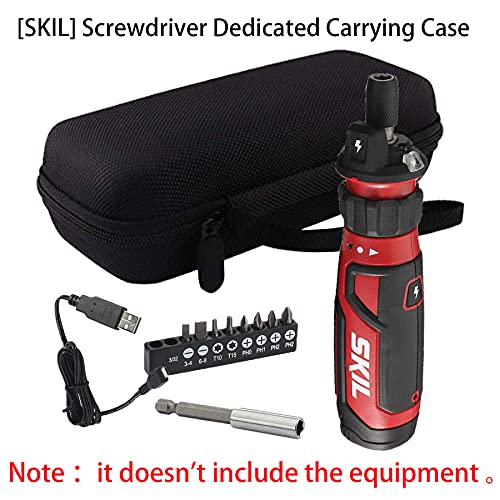 JINMEI Hard EVA Dedicated Case for [SKIL] Rechargeable Screwdriver Carrying Case