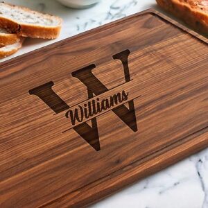 Refine Kitchenware Personalized Cutting Board, USA Made Custom Monogrammed Cutting Board, Custom Christmas Gift, Personalized Charcuterie Board