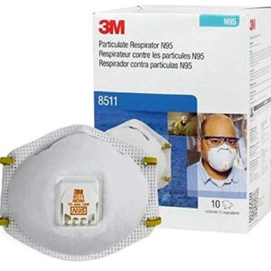 CTI Industrial Supply 3M 8511 Paint Sanding Valved Cool-Flow Respirator 10-Pack