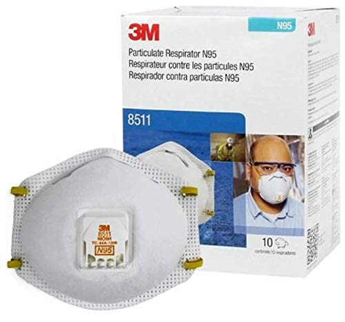 CTI Industrial Supply 3M 8511 Paint Sanding Valved Cool-Flow Respirator 10-Pack