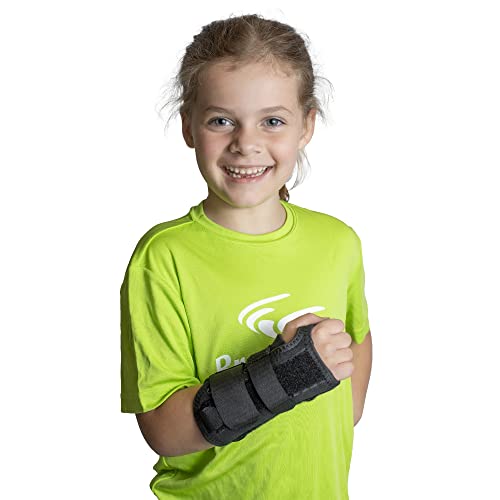 Brace Direct Kid’s Lace-Up Wrist Brace for Wrist Immobilization, Sprains & Strains, Carpal Tunnel Syndrome, & De Quervain’s Syndrome - Pediatric Sizes Offered in Left or Right Wrist