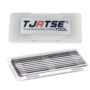 TJATSE 3-1/4 Inch 82mm TCT Carbide Hand Planer Blades for BOSCH, DeWalt, MAKITA, WEN, BLACK&DECKER Ryobi, Hitachi and most Handheld Planer -10 Pack