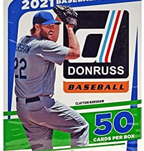 Baseball 2021 Donruss Hanger Box Factory Sealed 50 Cards Per Box