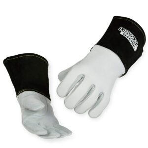 lincoln electric premium 7 series stick/mig welding gloves - large, black
