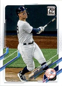 2021 topps #99 aaron judge new york yankees mlb baseball trading card