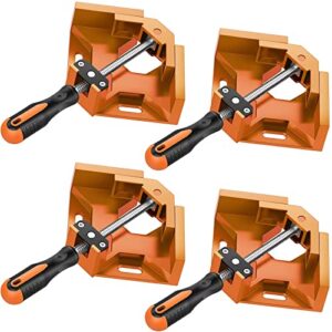 4 pack corner clamp,90 degree right angle clamps for woodworking,wood tools for carpenter,welding,photo framing diy