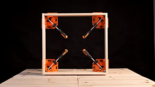 4 Pack Corner Clamp,90 Degree Right Angle Clamps for Woodworking,Wood Tools for Carpenter,Welding,Photo Framing DIY