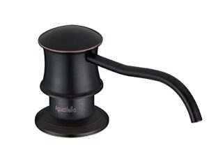 aguastella asf42orb built in soap dispenser oil rubbed bronze for kitchen sink with soap bottle countertop pump