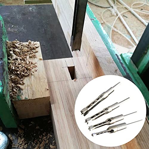 TWSOUL Bench Drill Locator Set, Square Hole Chisel Drilling Machine Woodworking Bench Mortiser Location Tool, Mortising Attachment Kit for Mortising Chisels Tenoning Drilling Machine