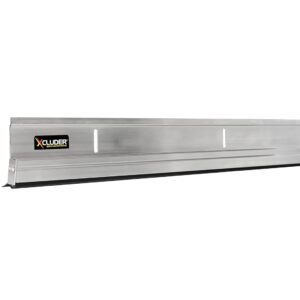 xcluder 36" versa-line rodent proof door sweep, mill aluminum finish – seals out rodents and pests, easy to install, maximum adjustability; under-door seal; rodent proof