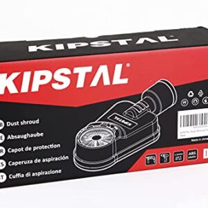 KIPSTAL Dust Shroud for Drill Max 2-5/8 Inch (70mm) Hammer Power Tool Attachment Universal Dust Extractor Adjustable