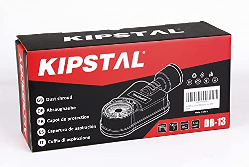 KIPSTAL Dust Shroud for Drill Max 2-5/8 Inch (70mm) Hammer Power Tool Attachment Universal Dust Extractor Adjustable