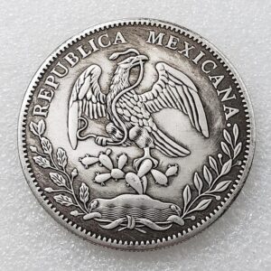 antique crafts thick and large diameter 45mm1882 mexican eagle snake eagle ancient copy coin old coin lucky coin