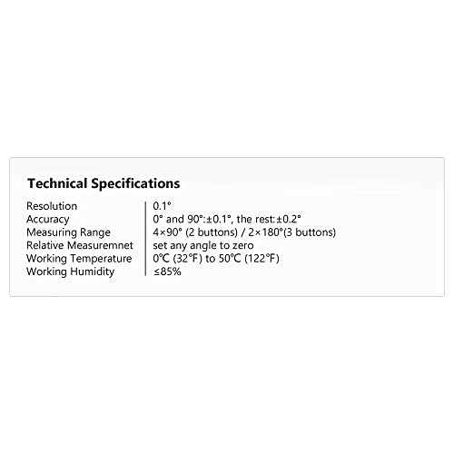 Digital Angle Finder Tool, Lytool Angle GaugeElectronic Level Tool with Bubble Level and Magnetic Base, Digital Inclinometer Angle Measuring Tool for Woodworking, Construction and Machinery