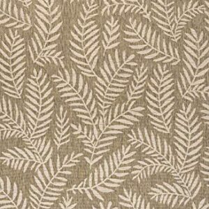 JONATHAN Y SMB119A-9 Nevis Palm Frond Indoor Outdoor Area-Rug Coastal Floral Easy-Cleaning Bedroom Kitchen Backyard Patio Non Shedding, 9 X 12, Brown/Beige