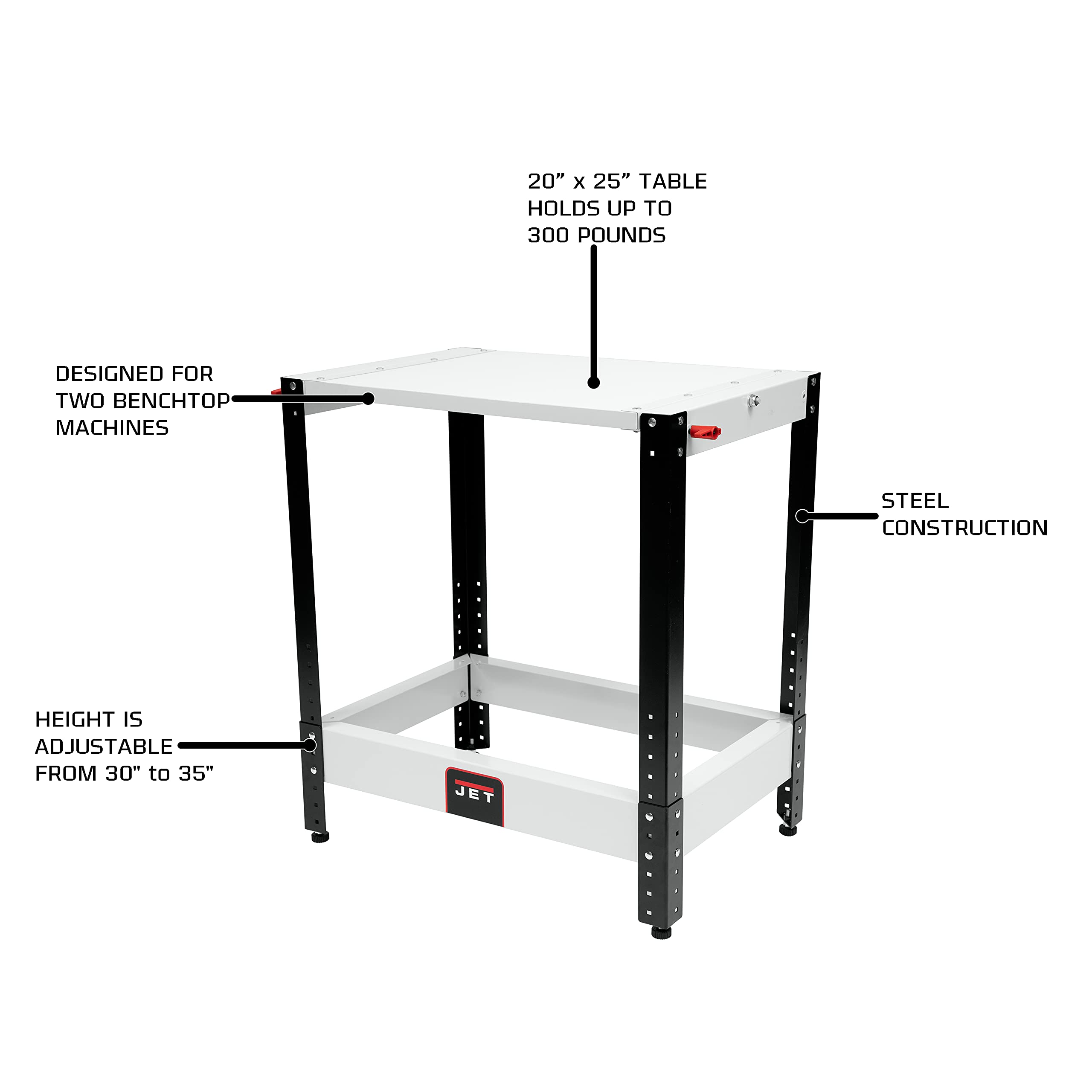 JET Flip Top Benchtop Machine Table (728200)