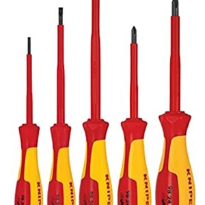 Knipex - 5 Pc Screwdriver Set, 1000V Insulated (9K989832US)