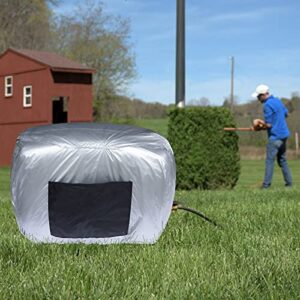 Softclub Waterproof Generator Cover for Universal 1000-2500 Watt for Most Portable Generator, 24.5 x 13 x 18.5inch Silver