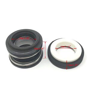 Rogugeroty PS-201 SPX1600Z2 3/4" Shaft Seal for Swimming Pool Pump PS-201 SPX1600Z2 AS201 (2 Pack)