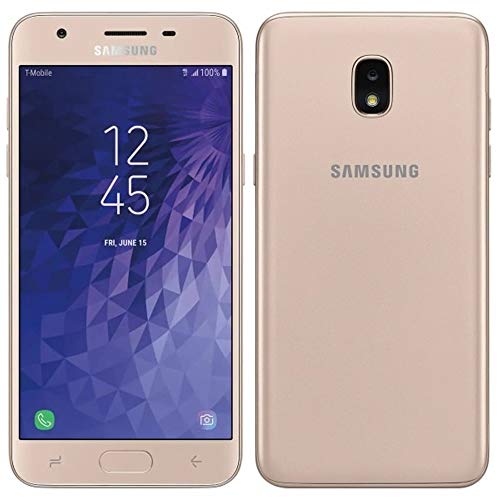 Samsung Galaxy J3 Star (16GB, 2GB) 5.0" HD Display, Removable Battery, FM radio, T-Mobile Unlocked Global 4G LTE (AT&T, Metro, Straight Talk) J337T (Gold)(Renewed)