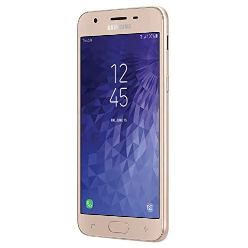 Samsung Galaxy J3 Star (16GB, 2GB) 5.0" HD Display, Removable Battery, FM radio, T-Mobile Unlocked Global 4G LTE (AT&T, Metro, Straight Talk) J337T (Gold)(Renewed)