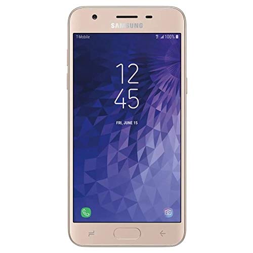Samsung Galaxy J3 Star (16GB, 2GB) 5.0" HD Display, Removable Battery, FM radio, T-Mobile Unlocked Global 4G LTE (AT&T, Metro, Straight Talk) J337T (Gold)(Renewed)