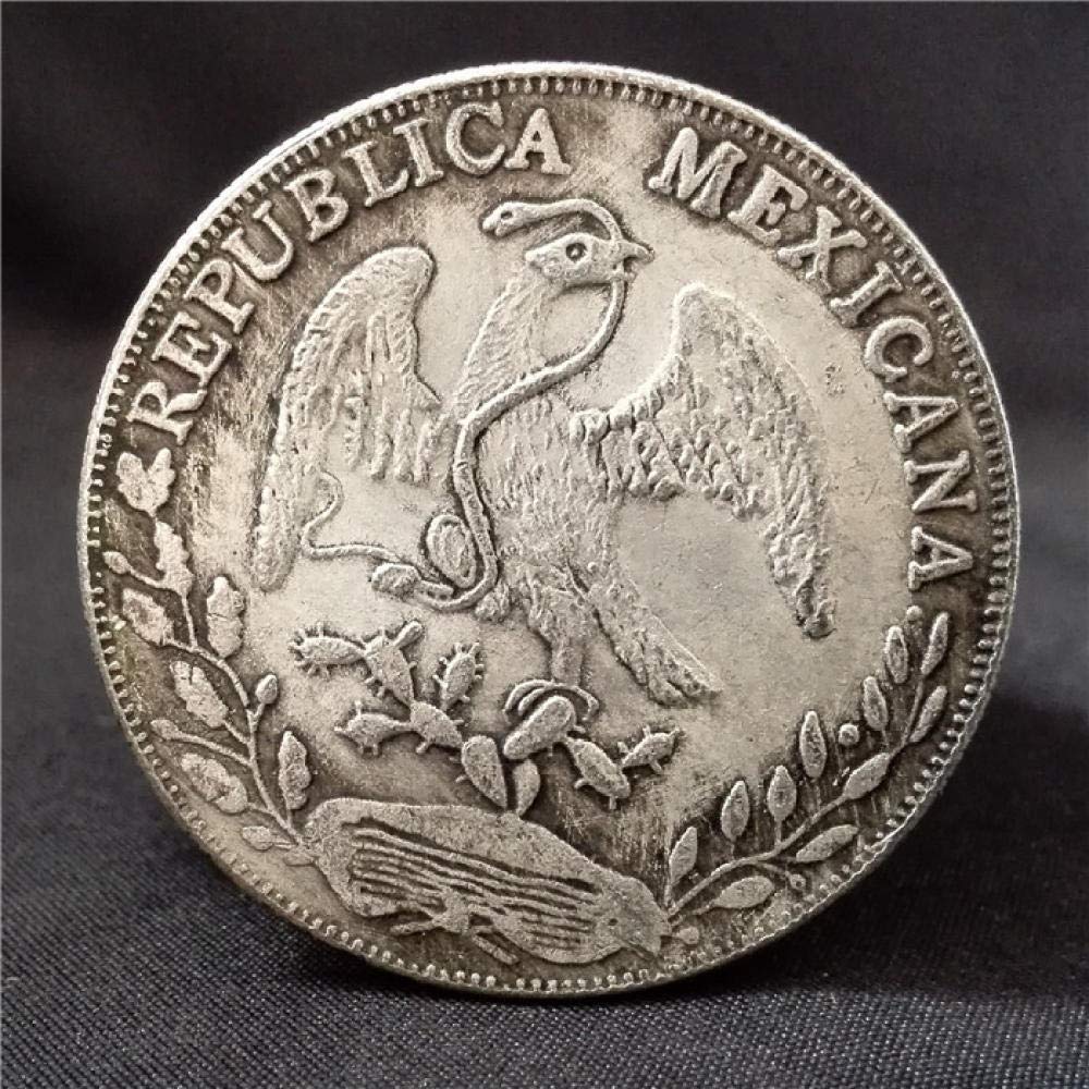 MKIOPNM Exquisite Coin Mexican Silver Dollar 1882 Round Lace Ink Eagle Yang Yingyang Commemorative Great Qing Collection American Coins Perfect Replacement for Original