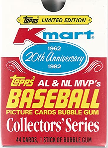 1982 Topps Kmart 20th Anniversary Baseball MVP Collector's Series Boxed Card Set (44 Cards)