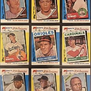 1982 Topps Kmart 20th Anniversary Baseball MVP Collector's Series Boxed Card Set (44 Cards)